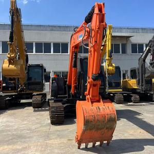 Hitachi Zx70, máquina de segunda mano, excavadora hidráulica en buenas condiciones sobre orugas, excavadora pequeña usada de 6 toneladas - Product Image 3
