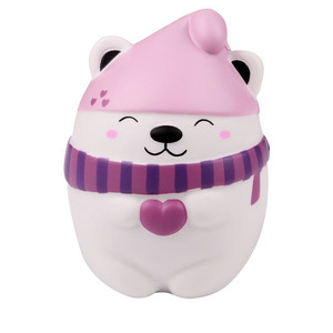 Eco-friendly Custom <b>Cute</b> Kawaii Squishy Polar <b>Bear</b> Toy - Product Image 1