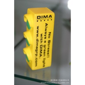 Jouet anti-stress en forme de feux de circulation du Groupe Dima, en plastique souple, cadeau promotionnel, forme de dessin animé, design amusant - Product Image 1