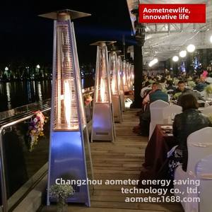 Chauffage extérieur au gaz GPL avec tube chauffant en quartz, en forme de pyramide quadrangulaire, tube en verre, vente chaude en Europe et en Amérique - Product Image 3