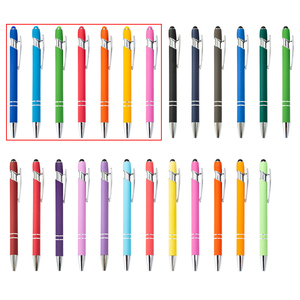 Stylo publicitaire 2-en-1 tendance : stylet et stylo bille métallique avec logo personnalisé - Product Image 6