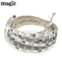 Bande LED intelligente 60 LED par mètre SPI Pixel 12V 24V RGBW 2700K 4000K 6000K adressable numérique Ws2814
