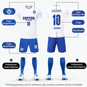 Nuova Maglia da <span class=keywords><strong>Calcio</strong></span> 2026 Personalizzabile con Nome e Numero, Divisa da Allenamento <span class=keywords><strong>per</strong></span> <span class=keywords><strong>Squadre</strong></span> con Sublimazione - Product Image 6