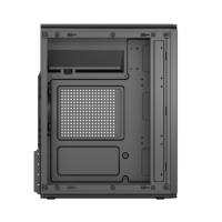 OEM/ODM Small Mid Tower Steel Micro-ATX Office PC Case with 8cm Cooling Fan Supporting HDD*3 & SSD*2