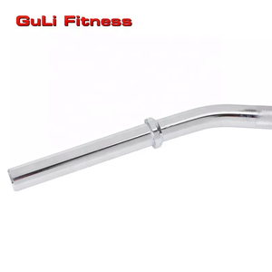<span class=keywords><strong>Barre</strong></span> de musculation chromée en acier de 47 pouces, <span class=keywords><strong>barre</strong></span> <span class=keywords><strong>EZ</strong></span> standard durable pour exercices de <span class=keywords><strong>biceps</strong></span> à domicile - Product Image 5