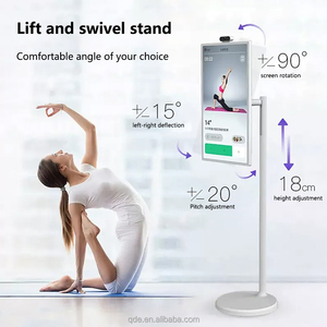 Televisor Inteligente QDE con Pantalla Táctil y Soporte, Android 13, Pantalla Inteligente Móvil Extraíble <span class=keywords><strong>de</strong></span> 21.5 Pulgadas, Televisor Portátil con Ruedas - Product Image 6