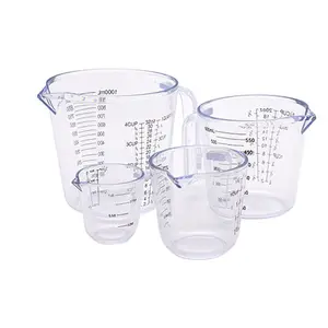 Kitchen Gadgets Supplier Glass Measuring Cup Set Measuring Cups Set Plastic Measuring Cup