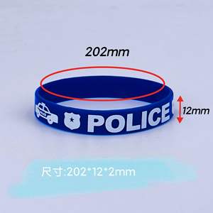 Bracelets en silicone pour enfants, motif dessin animé bleu, pour fêtes et événements, étanches et décoratifs - Product Image 4