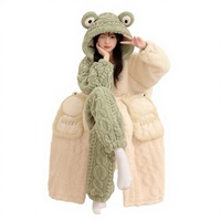 Pyjama pour femmes de style mignon et kawaii, nouvelle collection automne/hiver 2026, ensemble de vêtements de maison en velours corail épais