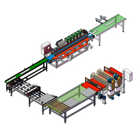 Ligne de transmission HOYUN pour la découpe et le chanfreinage de carreaux de porcelaine, de pierre et de marbre