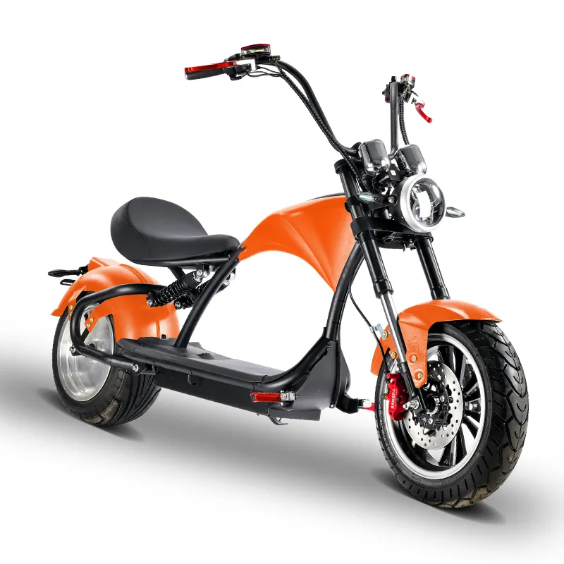 سعر الجملة EEC 1500w سكوتر التنقل دراجة نارية كهربائية للبالغين 60v بطارية ليثيوم كهربائية Citycoco سكوتر
