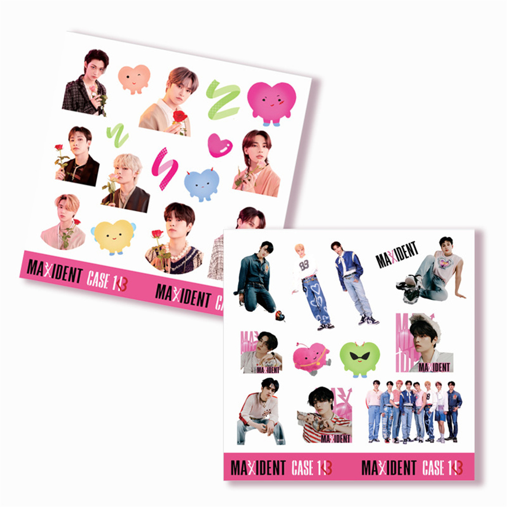 KPOP Stray Kids MAXIDENT Album Photo PVC Stickers Adhesive Sticker