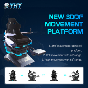 Yeni Çıkan 9d Vr Hareketli Tüm Alüminyum Alaşımlı Oyun Ekipmanı Joystick Döndürme Makineli 360 Vr - Product Image 4