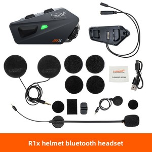 LOBOO R1X Motorradhelm mit 5.2 Headset, Vollgesichts-Design, IP67 Wasserdicht, Eingebauter Langlebiger Akku, Schnellverschluss-Version - Product Image 6