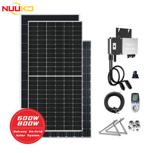 Système solaire de balcon 1000w 800w 500w relié au réseau avec <span class=keywords><strong>onduleur</strong></span> solaire <span class=keywords><strong>Micro</strong></span> <span class=keywords><strong>onduleur</strong></span> 300w 500Watt 600w Wifi facile à installer - Product Image 5