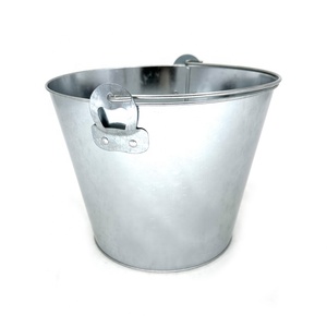 Bán buôn cấp thực phẩm kim loại xô đá 5 lít Công suất lớn cầm tay với một vật liệu tái chế mở - Product Image 5