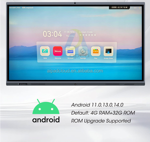 Oem nhà máy 75 inch 4K UHD IR cảm ứng chống chói tương tác màn hình phẳng 8G 128G OS giáo dục lớp học sử dụng bảng tương tác - Product Image 6