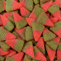 Bonbons piquants personnalisés en gros, saveur pastèque, bonbons chili gommeux, halal, virals sur TikTok, directement de l'usine