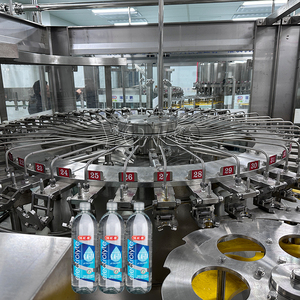 Petite machine de remplissage automatique de bouteilles en verre PET pour le jus d'orange pour la ligne de production de boissons emballage de papier et plastique - Product Image 1