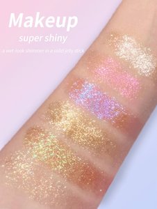 Bâtonnet scintillant multicolore ultra-brillant poudre de fard à paupières en gelée OEM/ODM marque privée traitement personnalisé prend en charge les produits secs - Product Image 4