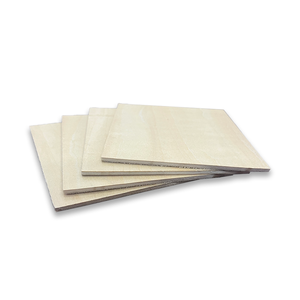 ألواح خشب الزيزفون الحديثة عالية الجودة بسمك 3 مم من الدرجة E1 مقاس 920 مم × 920 مم للاستخدام الفندقي والقطع بالليزر - Product Image 4