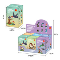 Nouvel article Wange Animal Birds 6 styles de blocs de construction assortis mélangés