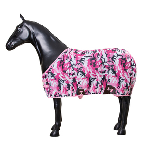 Paardensport Hoge Kwaliteit 420d Camo Stof Fancy Deken Stal Paard Roze Zadeldeken Met Aangepaste Logo - Product Image 1