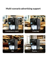 Distributeur de glace intelligent à température contrôlée, capacité 20 kg, fonctionnement par bouton, mini distributeur commercial en libre-service, OEM, réseau 4G, automatique