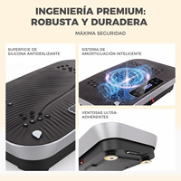 Plateforme vibrante pour le corps entier, 180 niveaux de vitesse réglables, pour la perte de poids et la remise en forme à domicile, en stock en Espagne
