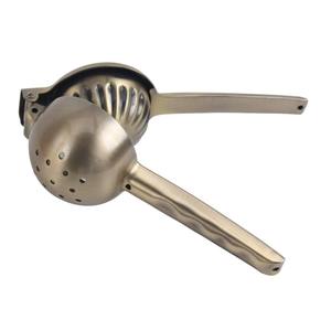 Presse-agrumes manuel en acier inoxydable de qualité supérieure, finition bronze antique, pour bar et cuisine - Product Image 4