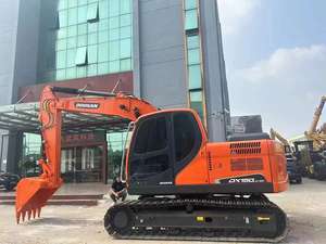 Excavadora Doosan DX150 de segunda mano de alta calidad, excavadora hidráulica de cadenas usada de 15 toneladas en stock - Product Image 3