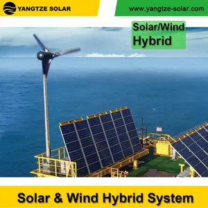 يانغتسى-نظام هجين يعمل بالطاقة الشمسية بموجات الرياح بقوة 6 كيلو وات و 6 كيلو وات