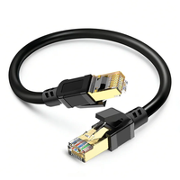 Cable Ethernet Cat8 RJ45 SFTP de cobre puro, certificado RoHS, cubierta de PVC LSZH, cable de conexión de red LAN de 0,5-100 m para enrutador, módem, PC, juegos