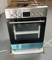 Cuisinière à induction électrique 4 foyers 2026 60 avec four électrique, combinaison cuisinière autoportante, écran LCD