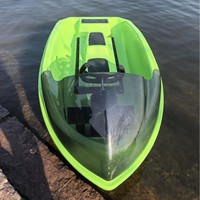 Bateau à moteur électrique compact Gokart ASA, coque pour 2 personnes, idéal pour les sports nautiques à grande vitesse et le surf.
