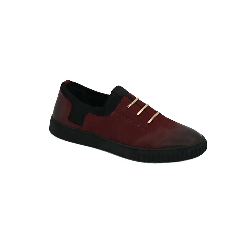 Scarpe da corsa Slip On alla moda in pelle di alta qualità scarpe da vino sportive da viaggio scarpe da esterno scarpe Casual per gli uomini