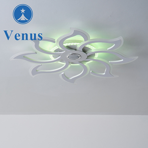 <span class=keywords><strong>Plafonnier</strong></span> LED moderne à télécommande, motif fleur épanouie, 72 pouces, intensité réglable, avec garantie de 2 ans - <span class=keywords><strong>Prix</strong></span> de gros - Product Image 4