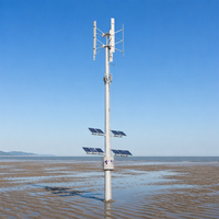 Générateur éolien à axe vertical de type H 50 kW, 380 V, pales en aluminium, entraînement direct, aimant permanent pour ferme