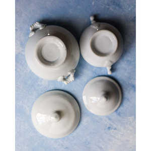Mini White Porcelain <b>Sauce</b> Boats for Kitchen and Restaurant Use - Product Image 1