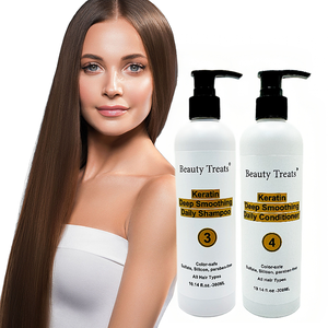 <span class=keywords><strong>Champú</strong></span> suavizante para la reparación del cabello de queratina diaria, suave, nutritivo, hidratante, líquido sin silicona, no irritante, cuero cabelludo sensible - Product Image 1