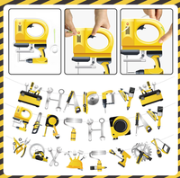 Kit de décoration Joyeux Anniversaire : Bannière, Guirlande, Décorations de Gâteau, Décorations de Cupcakes, Autocollants, Ballons en Latex Imprimés à l'Hélium