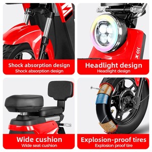 Vélo Électrique à Moteur Arrière 48V Modèle <span class=keywords><strong>Jumbo</strong></span> Exclusif pour le Commerce Extérieur, Assistance à Deux Roues, Personnalisation Transfrontalière en Usine - Product Image 3