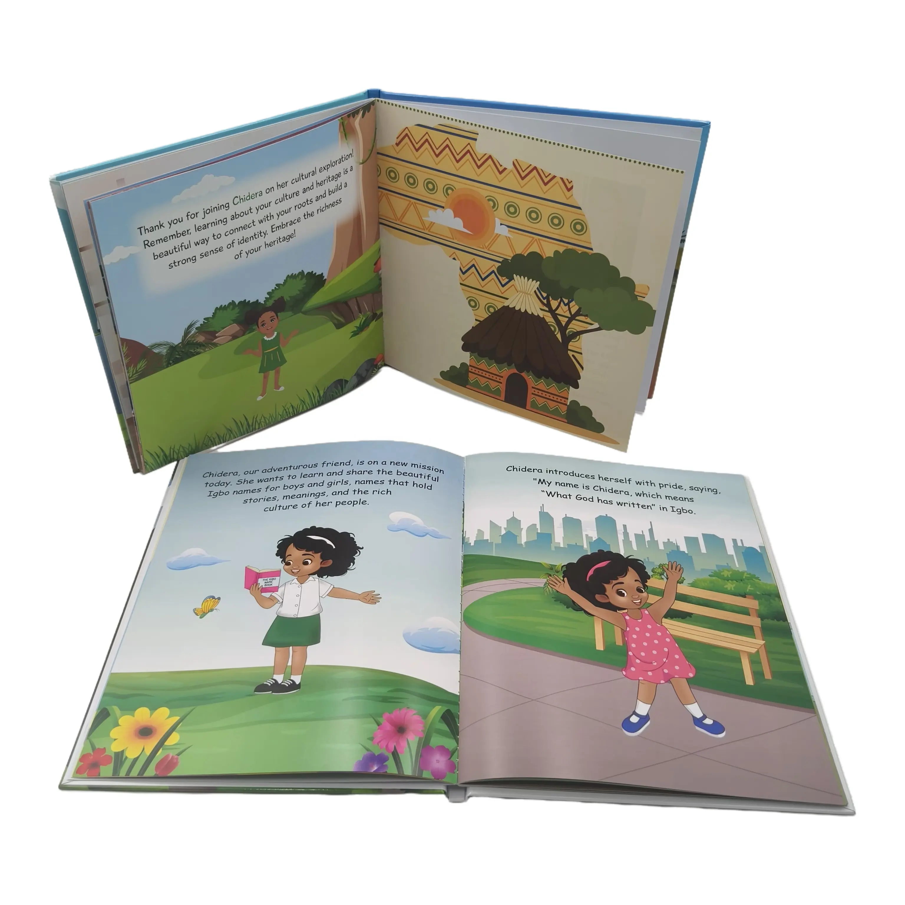 Buku anak-anak sampul keras kustom buku ilustrasi komik cerita Inggris grosir sampul keras cetak buku