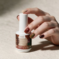 Kit de vernis à ongles gel HEMA Free TPO Free, tons chauds marron, collection Automne Hiver, Maillard, Café, Caramel, Nude, Soak-off UV, compatible OEM