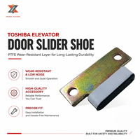 Convient aux glissières et semelles de porte d'ascenseur Toshiba, avec une couche en téflon résistante à l'usure, accessoires d'ascenseur