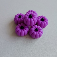 100 Pezzi Mini Zucche Simulate in Resina 3D per Scrapbooking, Gioielli Fai-da-Te, Casa delle Bambole, Accessori per Fermagli Halloween