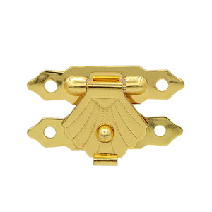 ตัวล็อคแบบโบราณ Gexin Gold รุ่น A053 2 ชิ้น อุปกรณ์ฮาร์ดแวร์สำหรับเฟอร์นิเจอร์แบบไม่ใช้กุญแจ สำหรับกล่องเครื่องประดับ - Product Image 5