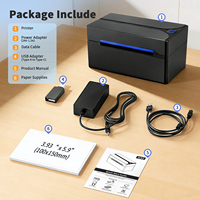 Imprimante d'étiquettes d'expédition 4x6, imprimante thermique d'étiquettes de codes-barres USB pour Shopify, Etsy, A.mazon, entrepôt, petite entreprise