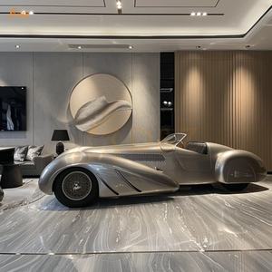 Su misura interna grande cromato lucido a specchio in acciaio inox famoso classico modello di <span class=keywords><strong>auto</strong></span> <span class=keywords><strong>d</strong></span>'<span class=keywords><strong>epoca</strong></span> scultura per la decorazione della mostra - Product Image 3