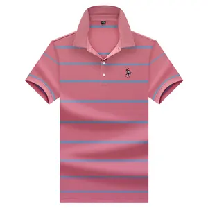 Top Quality Direct Sale Men stripe Short Sleeve Shirt Combination Design Men's Casual Half Sleeves Shirts